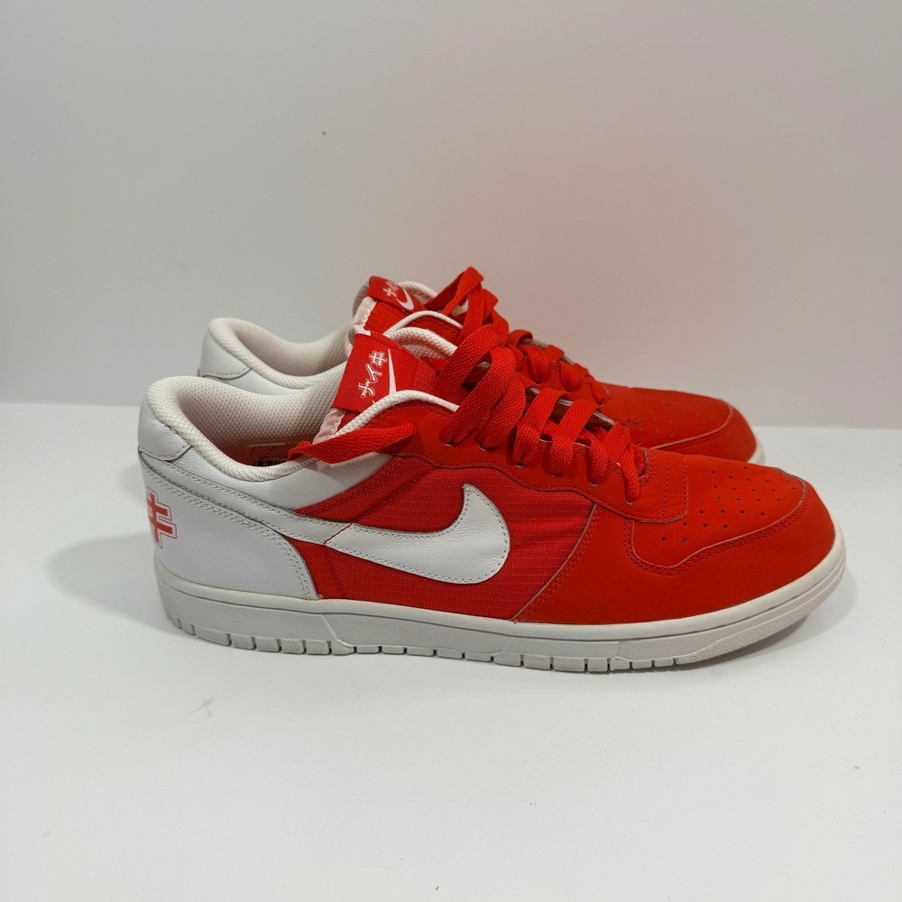 Nike Dunk Low Mens 8 Red Good Japanese Katakana 318020-611
